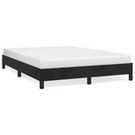 vidaXL Cadre de lit sans matelas noir 140x200 cm velours