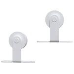 vidaXL Kit de quincaillerie de porte coulissante 200 cm Acier Blanc