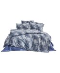 Parure de lit bleue TREE 140 x 200 cm