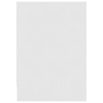 vidaXL Meuble TV Blanc brillant 146 5x35x50 cm Bois d'ingénierie
