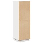 vidaXL Buffet haut Blanc 37x34x110 cm Bois massif de pin