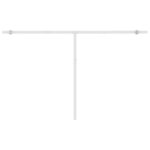 vidaXL Auvent automatique capteur de vent LED 450x350cm Jaune et blanc
