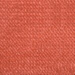 vidaXL Voile d'ombrage 160 g/m² Terre cuite 4x4 m PEHD