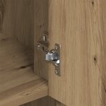 vidaXL Haut meuble en chêne 80x33x150 cm Bois d'ingénierie