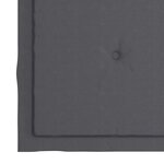 vidaXL Chaises de jardin avec coussins anthracite lot de 8 Teck massif