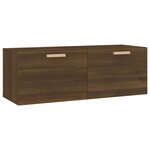 vidaXL Armoire murale Chêne marron 100x36 5x35 cm Bois d'ingénierie