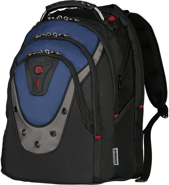 Sac à dos Ordinateur Portable Wenger Ibex 17" max (Noir/Bleu)
