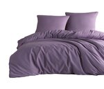 Parure de lit violette unie 140 x 200 cm