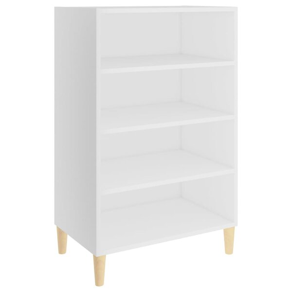 vidaXL Buffet Blanc 57x35x90 cm Bois d’ingénierie