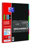 Cahier ETUDIANT 'ORGANISERBOOK' A4+ 160 pages 90g ligné Coloris aléatoire OXFORD
