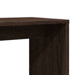 vidaXL Table d'appoint Chêne marron 50x30x50 cm Bois d'ingénierie