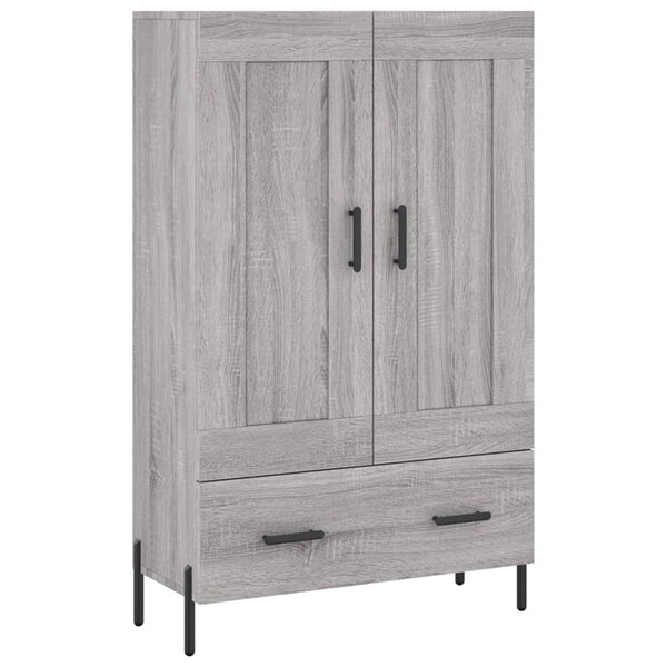 vidaXL Buffet haut sonoma gris 69 5x31x115 cm bois d'ingénierie