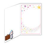 Carte DÉPART vers de Nouvelles Aventures Message Humoristique avec Enveloppe Illustrée format 17 5x12cm Animal Drôle Amusant Rigolo - Déménagement ou Retraite - Création Fabrication française 69-6223
