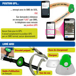 Le basic sympa 4G vert, téléphone portable senior SOS avec GPS. Débloqué