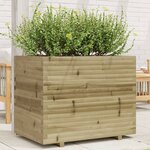 vidaXL Jardinière 90x60x72 5 cm bois de pin imprégné