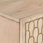 vidaXL Armoire latérale 90x33x75 cm bois massif de manguier