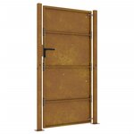 vidaXL Portail de jardin 105x205 cm acier corten