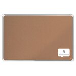 Nobo Tableau d'affichage en liège Premium Plus 90x60 cm Marron