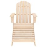Chaise de jardin adirondack avec repose-pied et table sapin 02_0013328