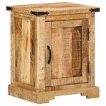 vidaXL Table de chevet 40x35x50 cm bois de manguier massif