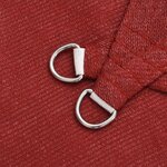 vidaXL Voile d'ombrage 160 g/m² Rouge 2 5x2 5 m PEHD
