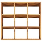 vidaXL Lit surélevéde jardin à herbes Bois d'acacia massif 60x60x15 cm