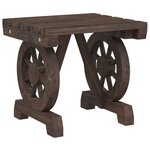 vidaXL Repose-pied de jardin 40x36 5x38 5 cm bois massif sapin
