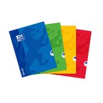 Cahier OPENFLEX broché 24x32cm 192 pages grands carreaux 90g coloris aléatoire x 5 OXFORD