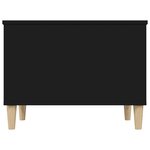 vidaXL Table basse Noir 60x44 5x45 cm Bois d'ingénierie