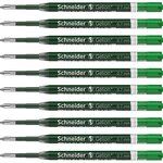Recharge à encre gel gelion+ 0 7mm verte x 10 schneider
