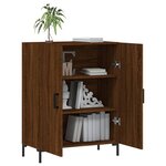 vidaXL Buffet chêne marron 69 5x34x90 cm bois d'ingénierie