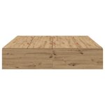 vidaXL Cadre de lit de rangement Chêne Artisan 140x200 cm