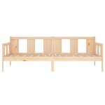 vidaXL Lit de jour sans matelas bois de pin massif 90x200 cm
