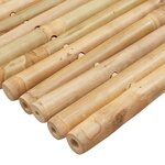 vidaXL Tapis de bain 2 Pièces 50x35 cm bambou