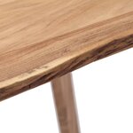 vidaXL Table de salle à manger 140x80x76 cm Bois d'acacia massif