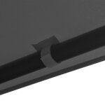 vidaXL Tonnelle 3x3 m Anthracite Tissu et acier 180 g/m²