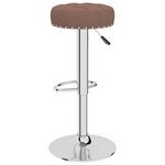 vidaXL Tabourets de bar lot de 2 marron tissu