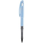 Feutre plume Tradio corps pailleté Bleu ciel  encre Noire x 12 PENTEL