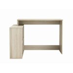 NAGANO Bureau d'angle contemporain décor chene Shannon - L 112 cm