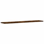 vidaXL Étagères murales 4Pièces chêne fumé 100x20x1 5cm bois d'ingénierie
