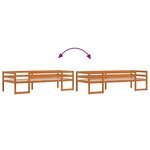 vidaXL Cadre de lit pour enfants sans matelas cire marron 80x200 cm