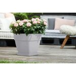 Vibia Campana Bac à fleurs Carré 37 - Gris Ø 36 x 36 cm