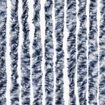 vidaXL Moustiquaire Bleu et blanc 90x200 cm Chenille
