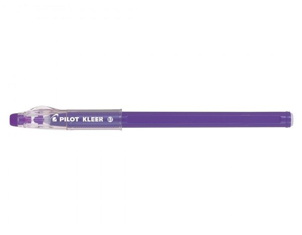Stylo Bille à Capuchon KLEER Effaçable Pte Moyenne Violet PILOT