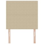 Headboard vidaXL Design Simple Vert Clair Gris 100 cm Tissu Velours Côtelé