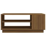 vidaXL Table basse chêne marron 102x55x43 cm bois d'ingénierie