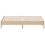 vidaXL Cadre de lit sans matelas 200x200 cm bois massif de pin
