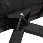 vidaXL Chasse-neige pour chariot élévateur 200x48 cm Noir
