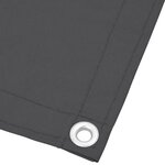 vidaXL Écran de balcon anthracite 120x800 cm 100  polyester oxford
