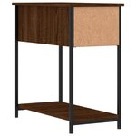 vidaXL Tables de chevet 2Pièces chêne marron 30x60x60cm bois d'ingénierie